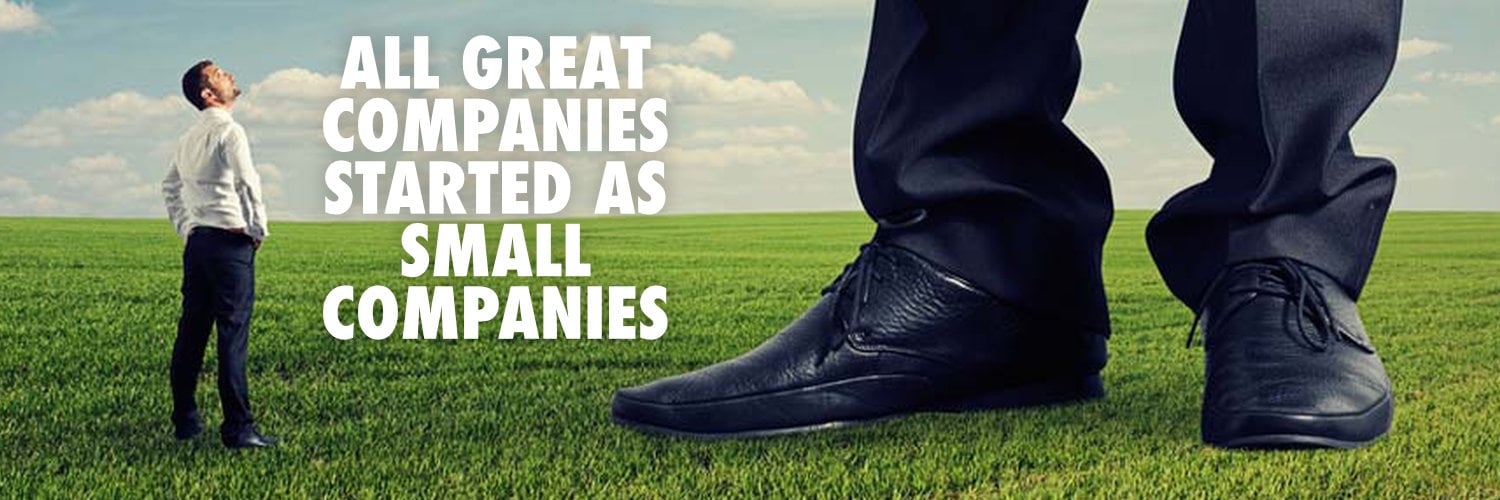 All Great Companies Started As Small Companies