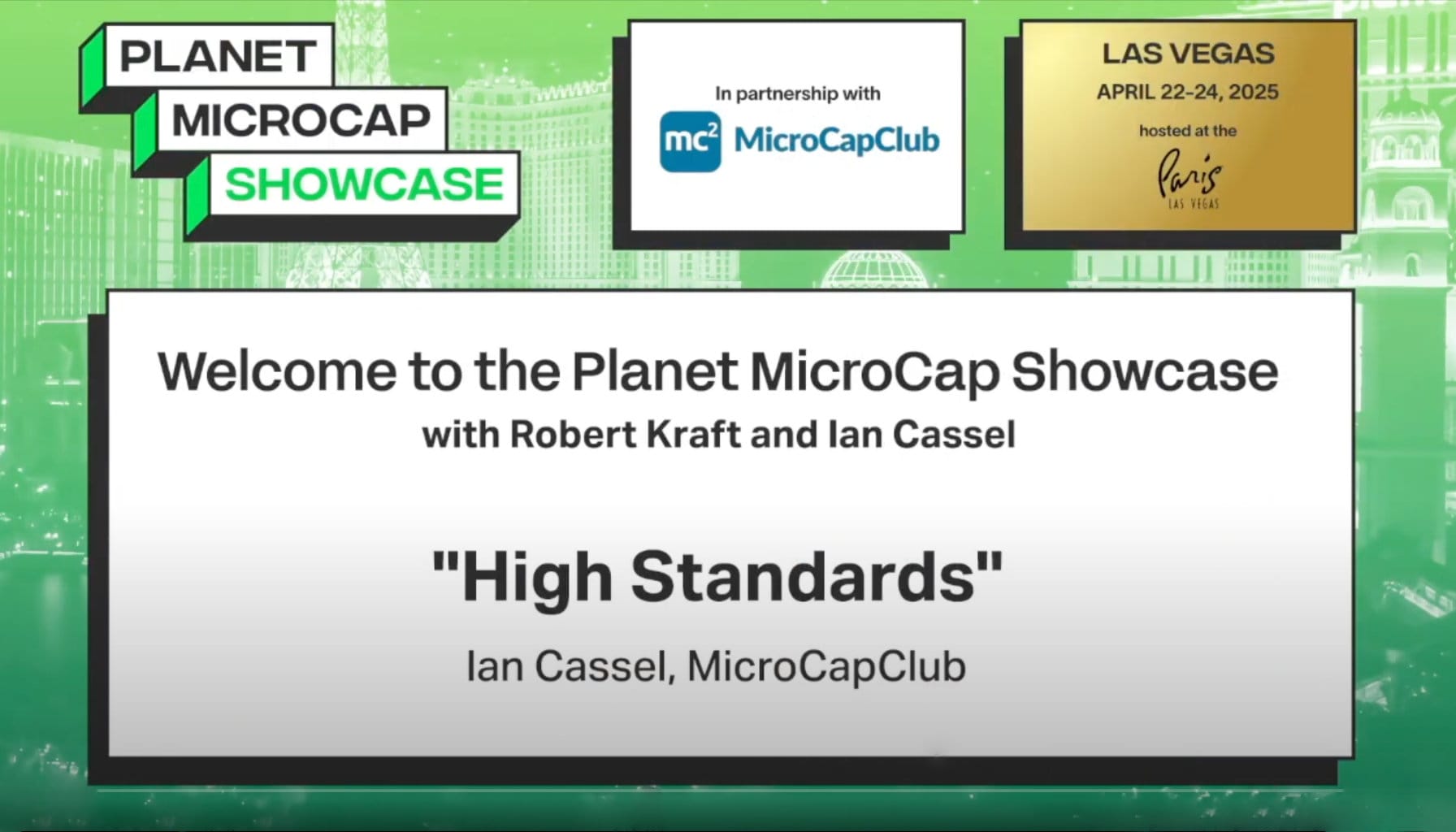 My Presentation from Planet MicroCap Las Vegas 2025