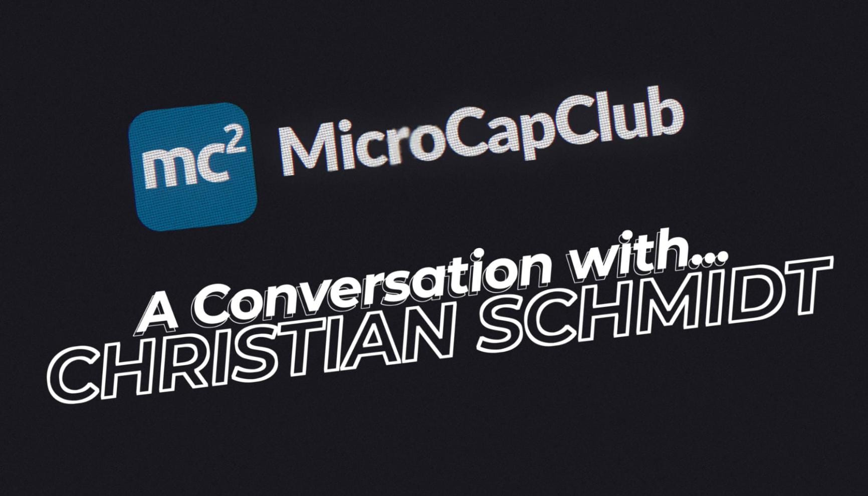 A Conversation with Christian Schmidt