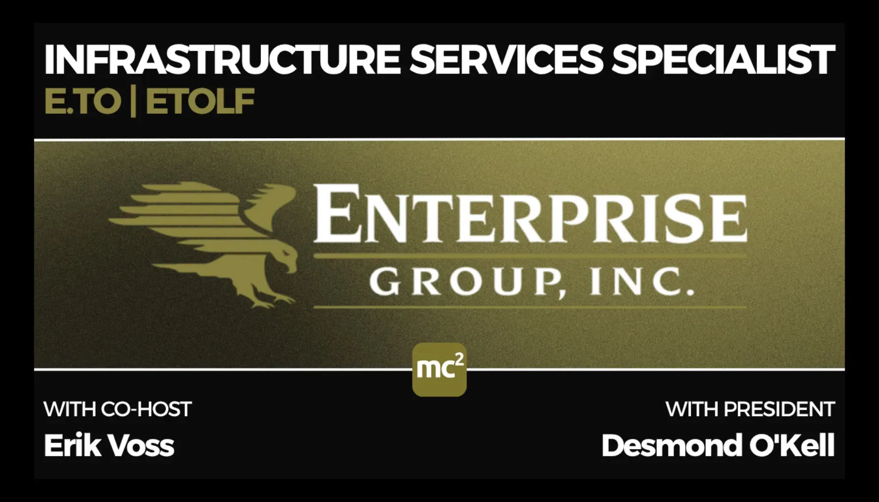 Enterprise Group (E.TO/ETOLF): Infrastructure Services Specialist