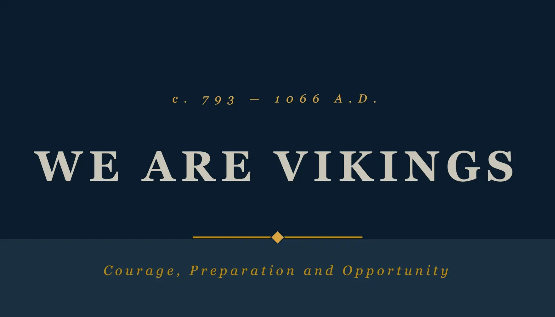 We Are Vikings
