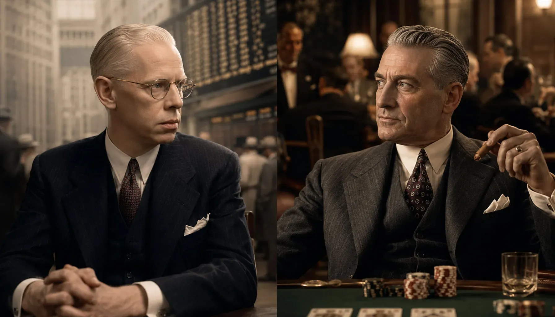 When the Greatest Stock Speculator Met the Greatest Gambler