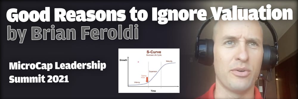 Good Reasons to Ignore Valuation by Brian Feroldi