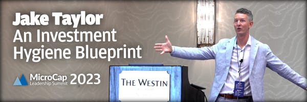 Jake Taylor – An Investment Hygiene Blueprint