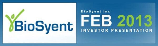MicroCapClub Invitational: BioSyent (RX.V)