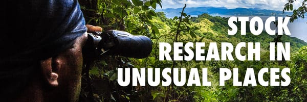Stock Research in Unusual Places