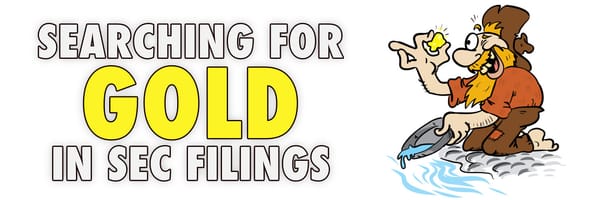 Searching for Gold in SEC Filings