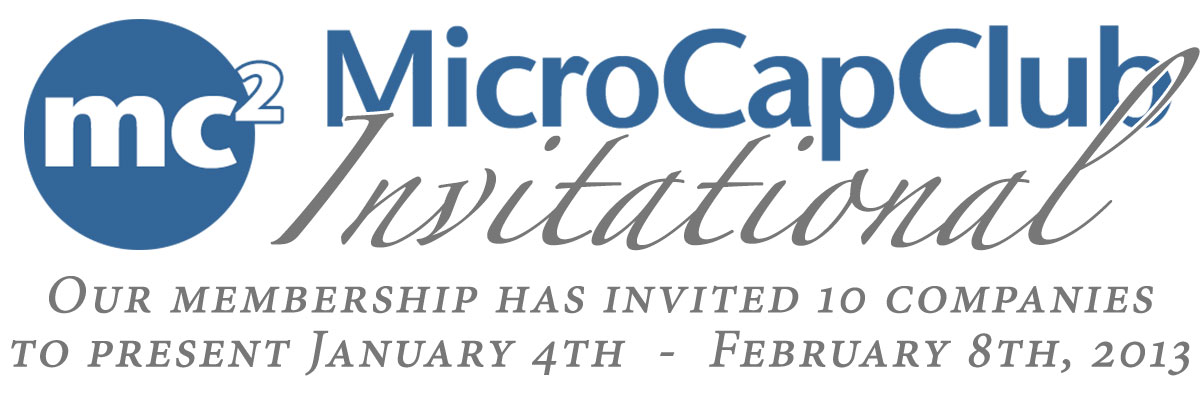 MicroCapClub Invitational 2013