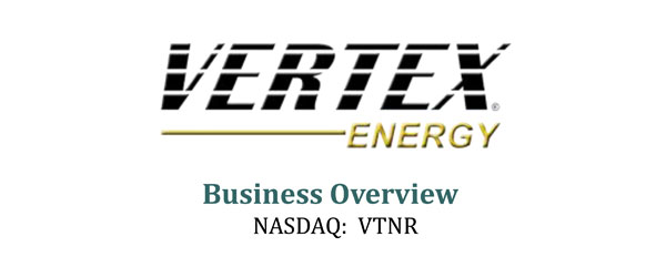 MicroCapClub Invitational: Vertex Energy (VTNR)