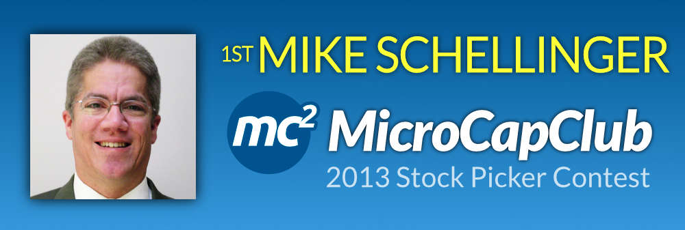 Mike Schellinger (aka MikeDDKing) Wins MicroCapClub Contest!