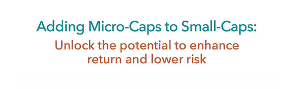 Adding Micro-Caps to Small-Caps: Unlock the Potential to Enhance Return and Lower Risk