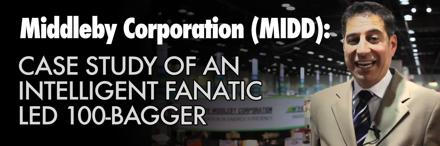Middleby Corporation (MIDD): Case Study of an Intelligent Fanatic Led 100-Bagger